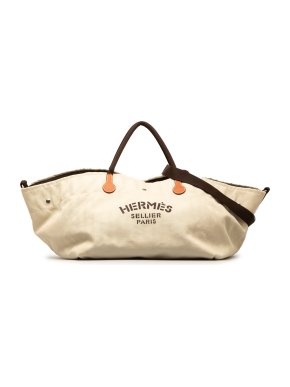 Hermes Toile Fourre Tout du Cavalier Carryall Tote