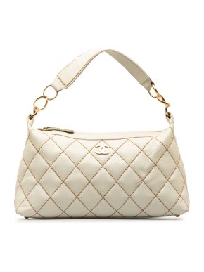 Chanel Cream CC Wild Stitch Surpique Hobo Bag