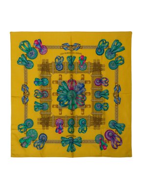 Hermes 'Les Rubans du Cheval' Silk Scarf 90x90