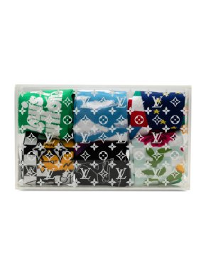 Louis Vuitton Virgil Abloh LV Archives Set of Socks