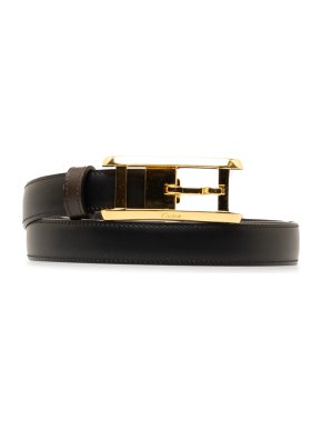Cartier Black Tank de Cartier Leather Belt