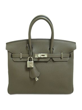 Hermes Birkin 25 Retourne in Gris Etain Togo Leather with Palladium Hardware