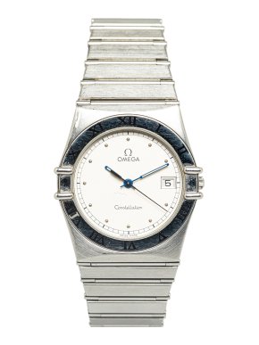 Omega Quartz Stainless Steel Constellation Watch