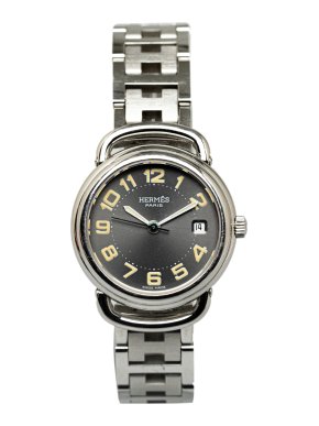 Hermes Quartz Stainless Steel Pullman Watch