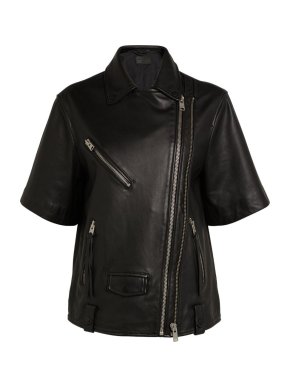 All Saints Black Ripley Leather Biker Jacket