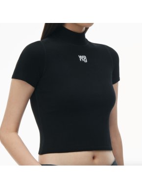 Alexander Wang Logo Patch Body-con Knit Top