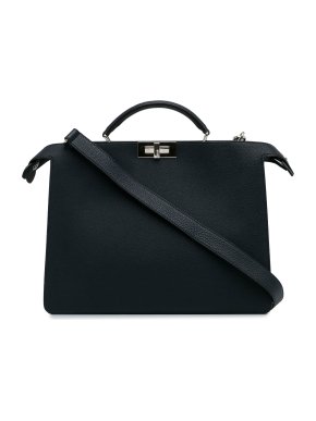 Fendi Navy Small ISeeU Peekaboo