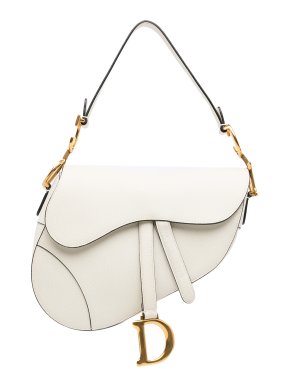 Dior Medium Leather Saddle Bag