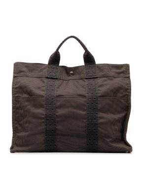 Hermes Grey Herline MM Tote Bag