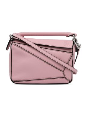 Loewe Pink Mini Puzzle Bag