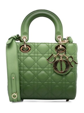 Dior Green Ombre Small Lambskin Cannage My ABCDior Lady Dior