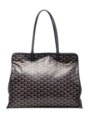 Goyard Blue  Goyardine Sac Hardy PM Tote