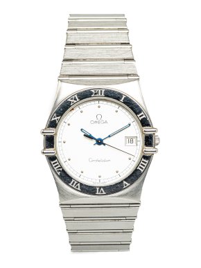 Omega Quartz Stainless Steel Constellation Watch