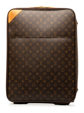 Louis Vuitton Coated Canvas  Monogram Wheeled Pegase 55