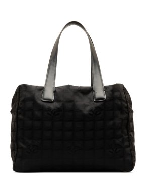 Chanel Black Fabric New Travel Line Tote