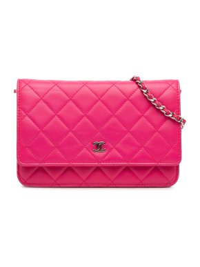 Chanel CC Quilted Lambskin Wallet On Chain