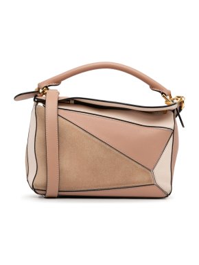 Loewe Camel Tricolor Small Puzzle Bag