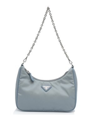 Prada Blue Tessuto Re-Edition 2005 Shoulder Bag