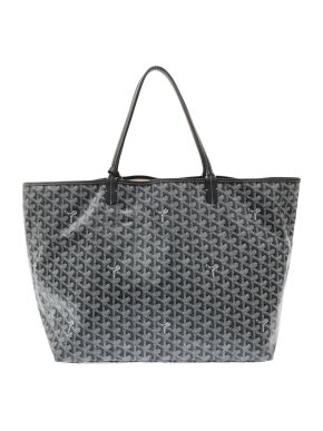 Goyard Black Goyardine Saint Louis GM Shoulder Bag