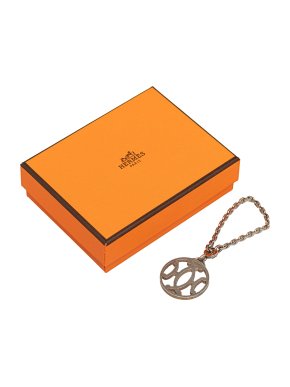 Hermes Silver-Tone Metal Bag Charm