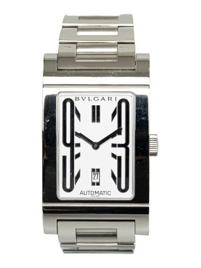Bvlgari Automatic Stainless Steel Rettangolo Watch