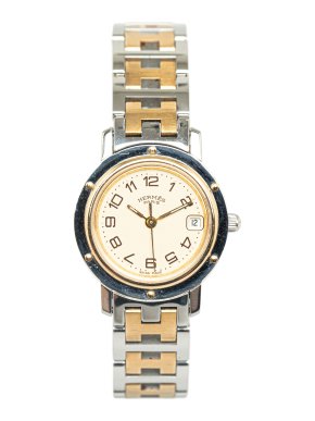 Hermes Clipper Quartz Stainless Steel Watch
