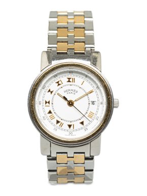 Hermes Quartz Stainless Steel Carrick Watch
