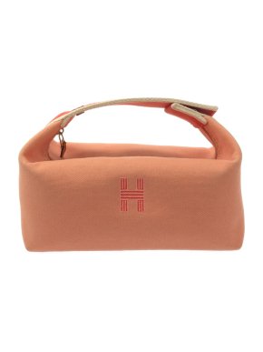 Hermes Orange Toile Bride A Brac PM