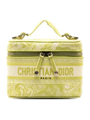 Dior Lime Toile De Jouy Vanity Case