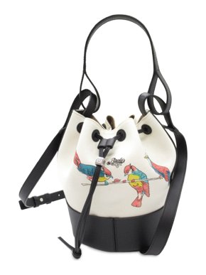 Loewe x Paula's Ibiza Small Canvas Balloon Bucket Bag