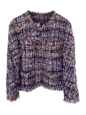 Chanel Multicoloured Ribbon Tweed Jacket