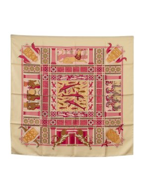 Hermes 'Les Secrets De Minos' Silk Scarf