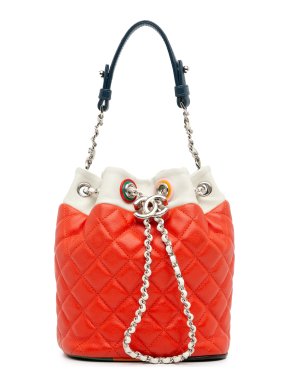 Chanel Multicoloured Quilted Lambskin Cuba Drawstring Bucket Bag