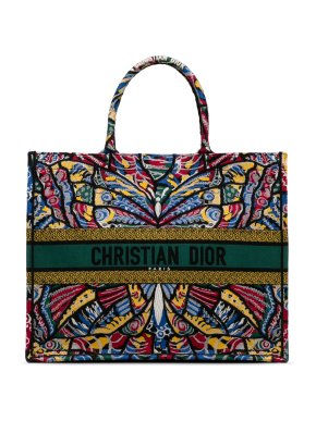 Dior Multicoloured Large Butterfly Book Tote