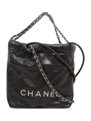 Chanel Black Mini Calfskin 22 Bag