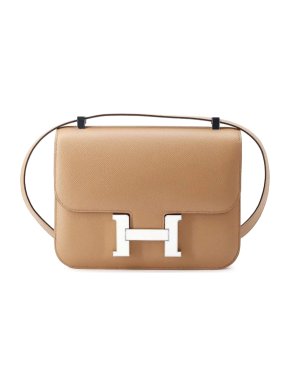 Hermes Tan Epsom Leather Constance Mirror24