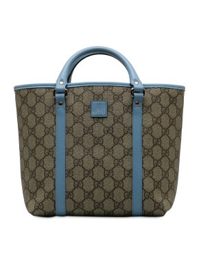 Gucci Coated Canvas GG Supreme Handbag