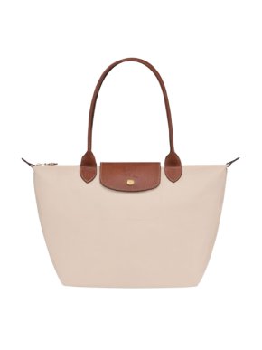 Longchamp Cream Le Pliage Medium Tote Bag