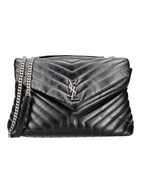 Saint Laurent Black Large LouLou Bag