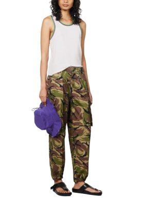 Frame x Julia Sarr Jamois Camo Cargo Trousers