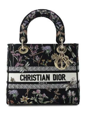Dior Black Medium Herbarium Lady D-Lite