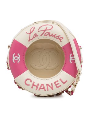 Chanel La Pausa Coco Lifesaver Round Crossbody Bag