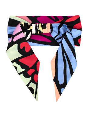 Chanel Multi-colour Silk Butterfly Headband