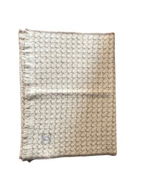 Chanel Grey Cashmere Scarf