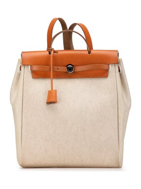 Hermes Natural Toile Herbag GM Backpack