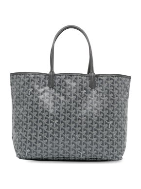 Goyard Grey Goyardine Saint Louis PM Tote Bag