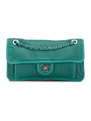 Chanel Teal Medium Up In The Air Flap Bag