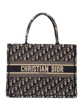 Dior Blue Medium Oblique Book Tote