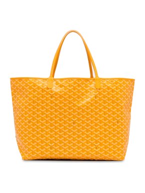 Goyard Yellow Goyardine Saint Louis GM Tote Bag