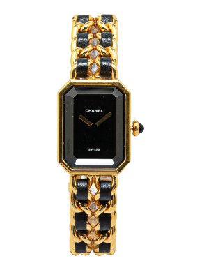 Chanel Gold Tone Quartz Stainless Steel Premiere Chaine Watch